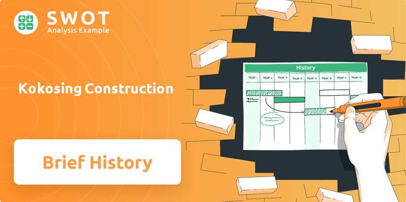 What is Brief History of Kokosing Construction Company?