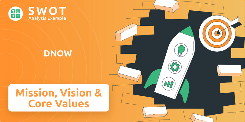 What are Mission Vision & Core Values of DNOW Company?