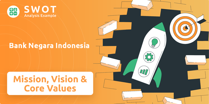 What are Mission Vision & Core Values of Bank Negara Indonesia Company?