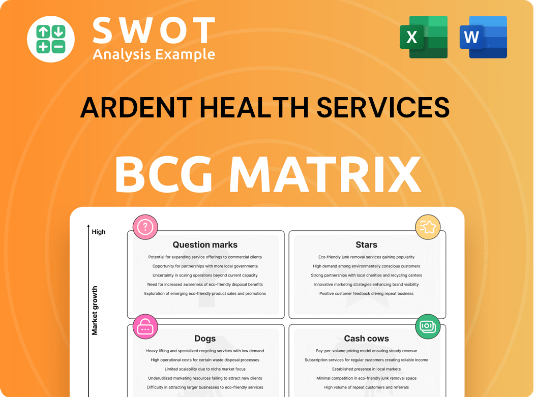 Ardent Health Services Boston Consulting Group Matrix