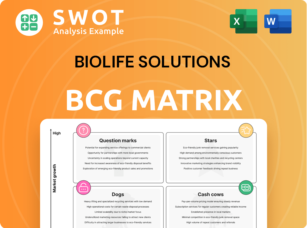 BioLife Solutions Boston Consulting Group Matrix