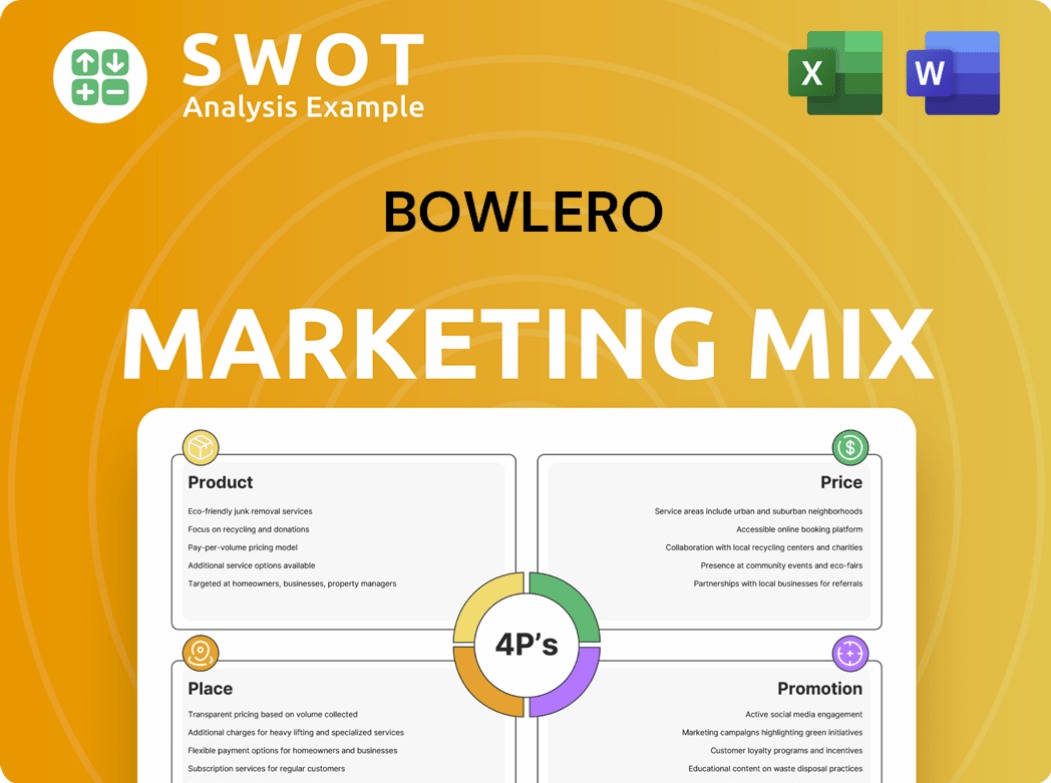 Bowlero Marketing Mix