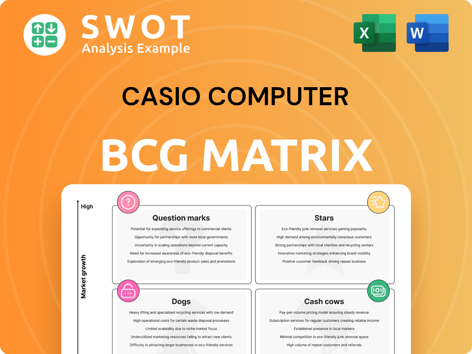 Casio Computer Boston Consulting Group Matrix