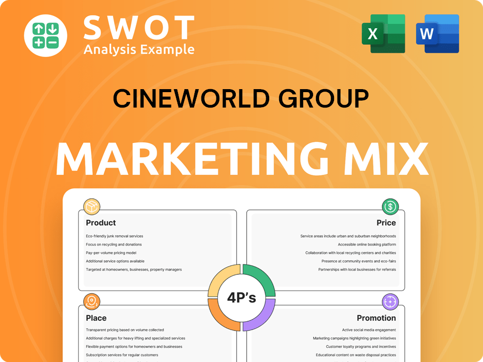 Cineworld Group Marketing Mix