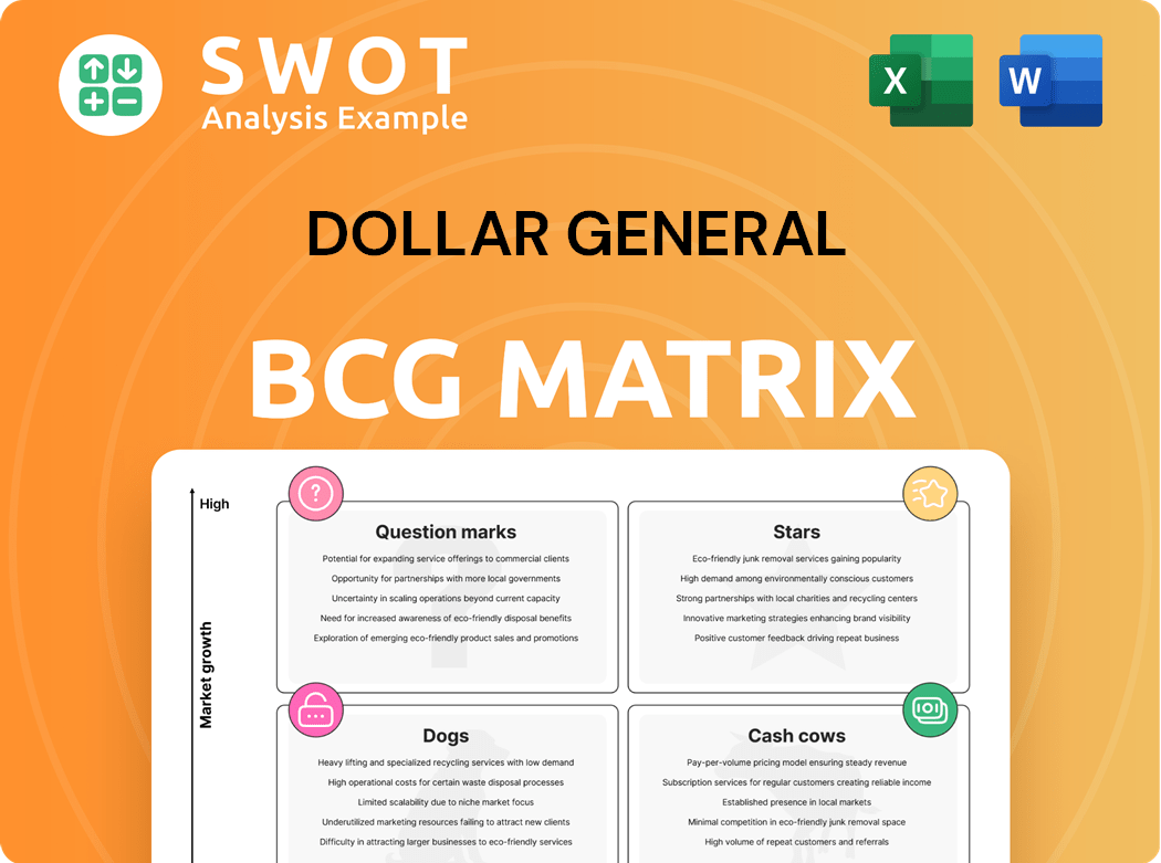 Dollar General Boston Consulting Group Matrix