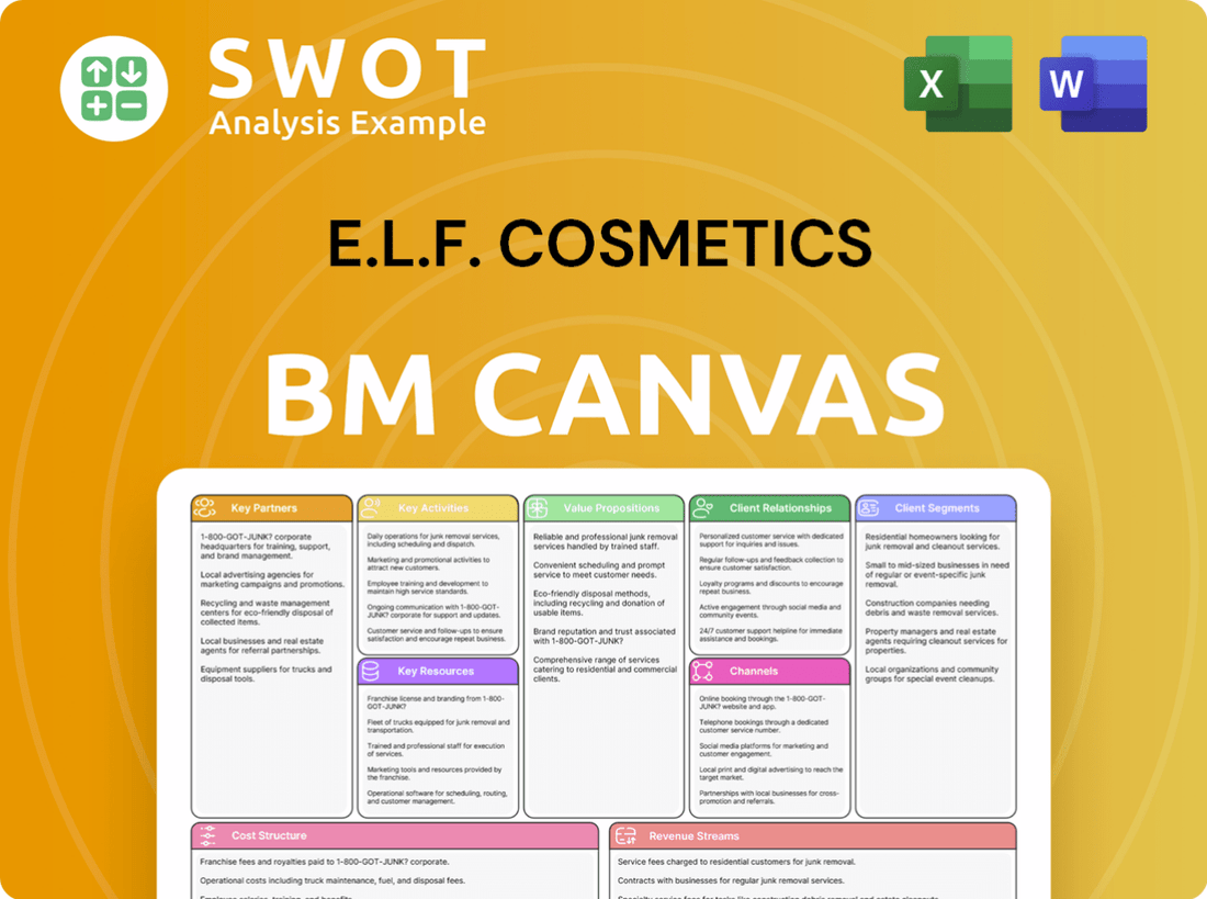 e.l.f. Cosmetics Business Model Canvas