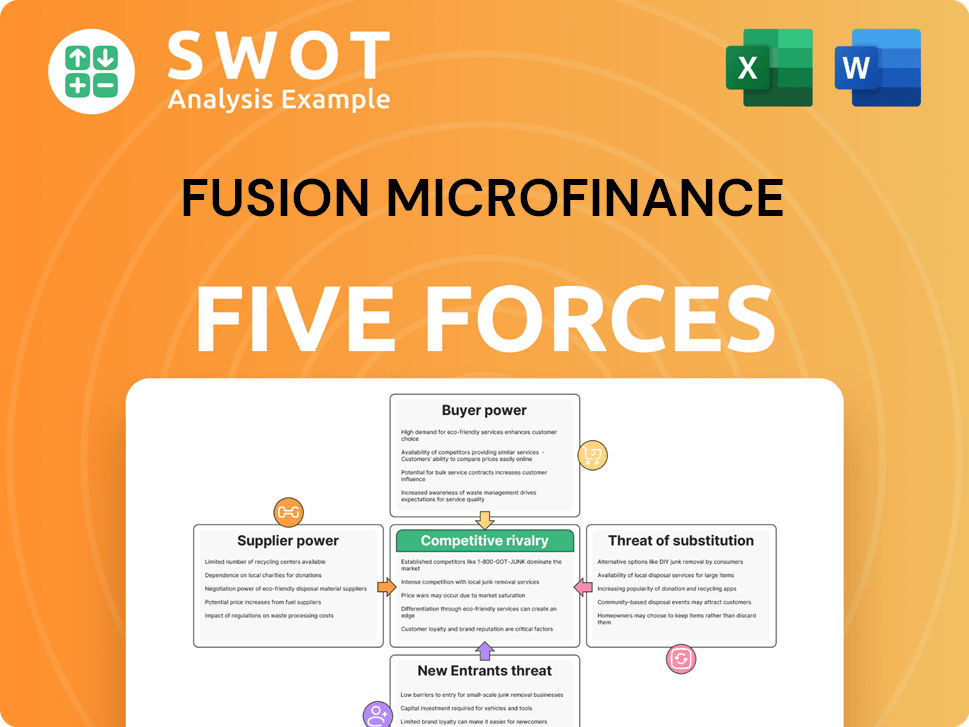 Fusion Microfinance Porter's Five Forces Analysis
