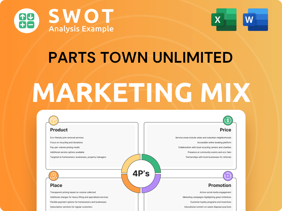 Parts Town Unlimited Marketing Mix