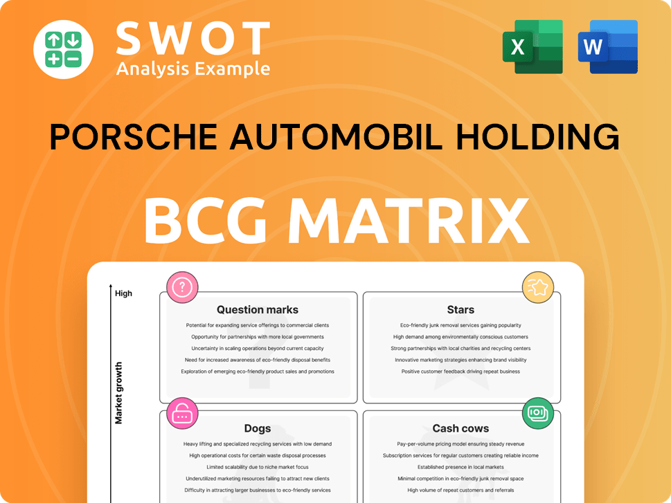 Porsche Automobil Holding Boston Consulting Group Matrix