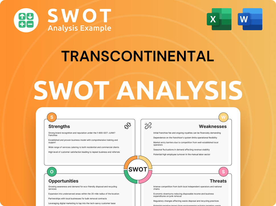 Transcontinental SWOT Analysis