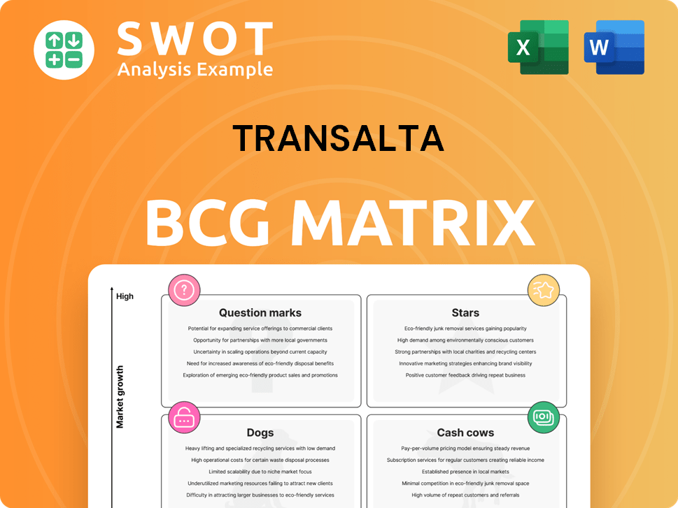 TransAlta Boston Consulting Group Matrix