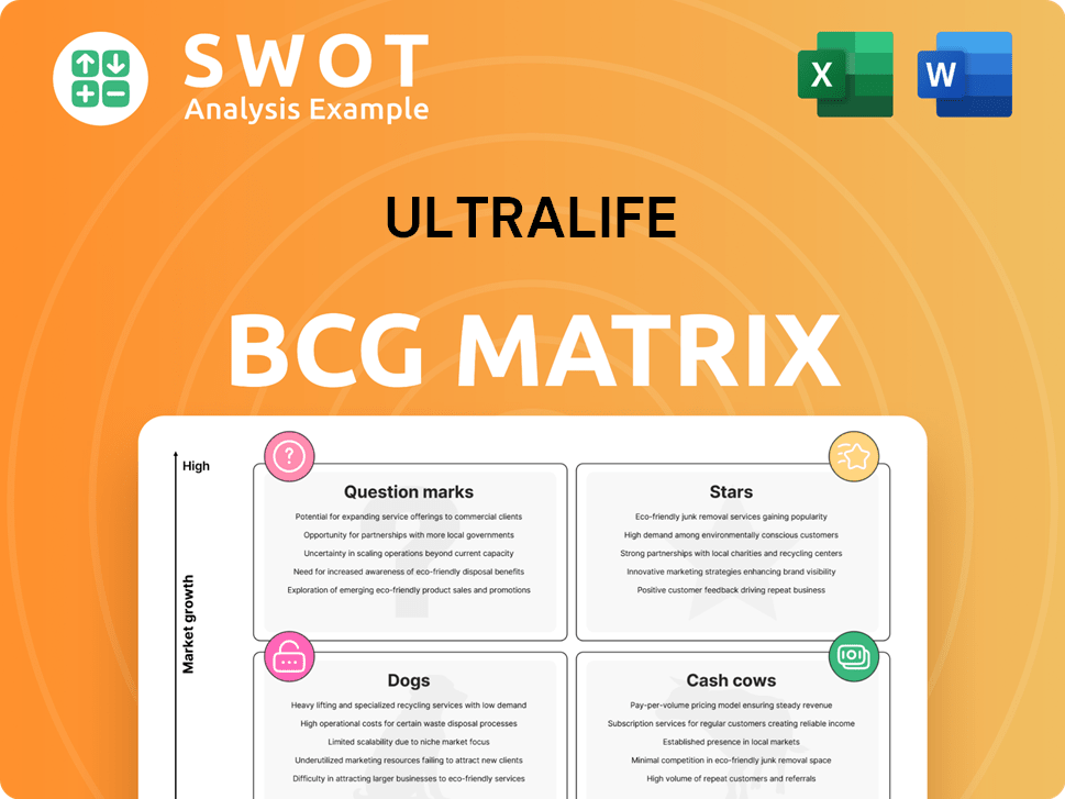 Ultralife Boston Consulting Group Matrix
