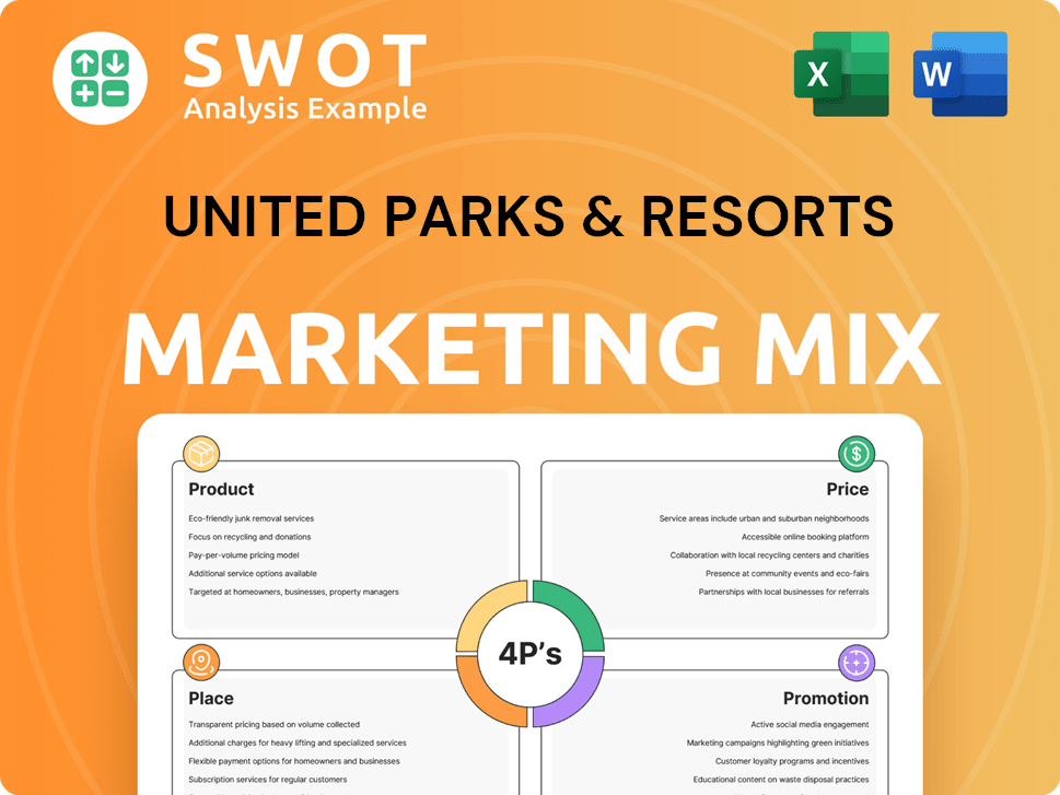 United Parks & Resorts Marketing Mix