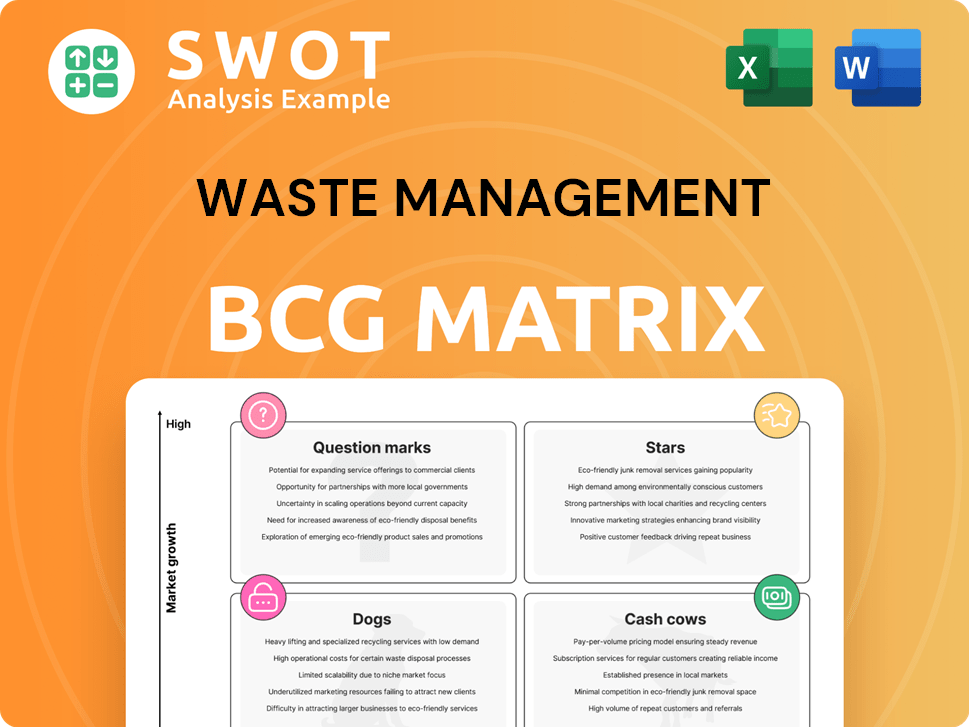 Waste Management Boston Consulting Group Matrix
